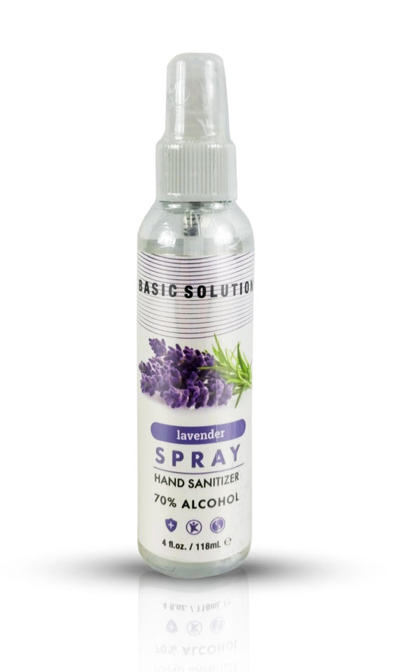 Basic Solutions Hand Sanitizer Spray - Lavender - 4 Oz. TS1800020