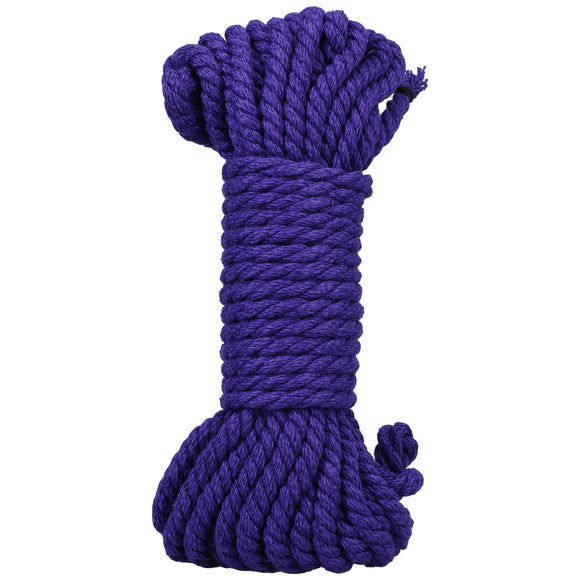 Merci - Bind and Tie - 6mm Hemp Bondage Rope - 30  Feet - Violet DJ2404-65-BX