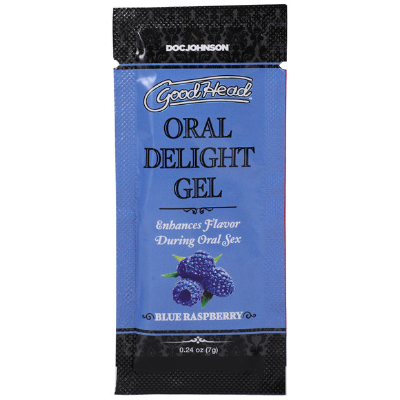 Goodhead - Oral Delight Gel - Blue Raspberry - 0.24 Oz DJ1387-26-BU