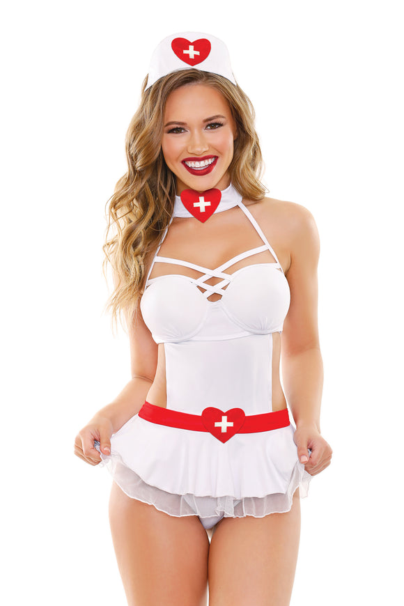 Sedate Me Nurse Costume Set - M/l FL-BPL1803-ML