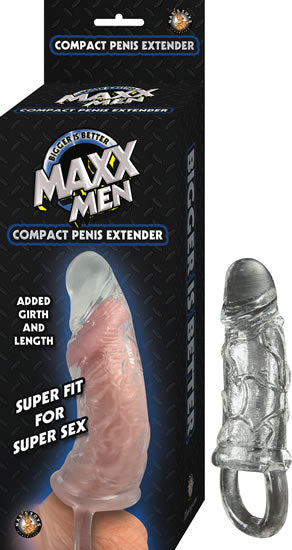Maxx Men Compact Penis Sleeve - Clear NW2660