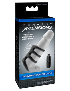 Fantasy X-Tensions Vibrating Power Cage - Black PD4136-23