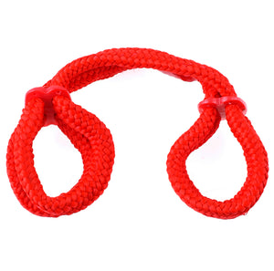 Fetish Fantasy Series Silk Rope Love Cuffs - Red PD3867-15