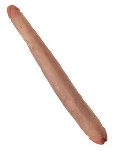 King Cock  16 Tapered Double Dildo - Tan PD5517-22
