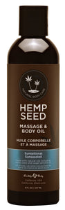 Hemp Seed Massage and Body Oil - Sunsational - 8 Fl. Oz./ 237 ml EB-MAS046