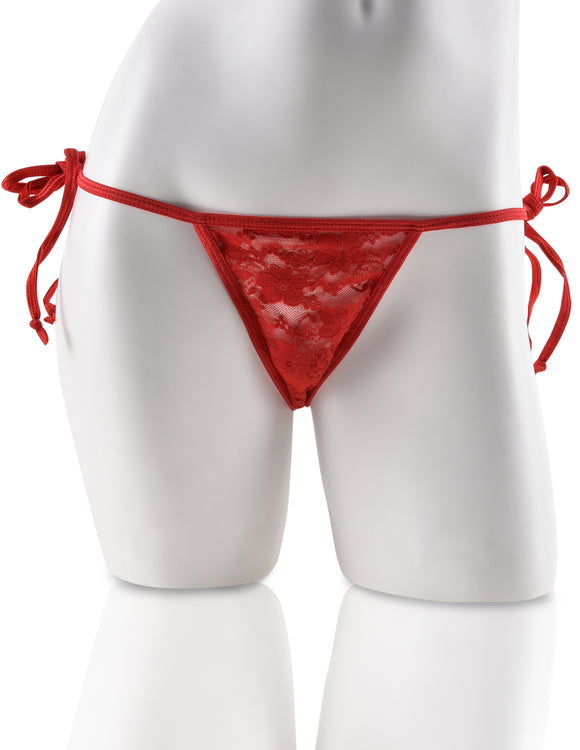 Fetish Fantasy Series Date Night Remote Control  Panties - Red PD4023-15