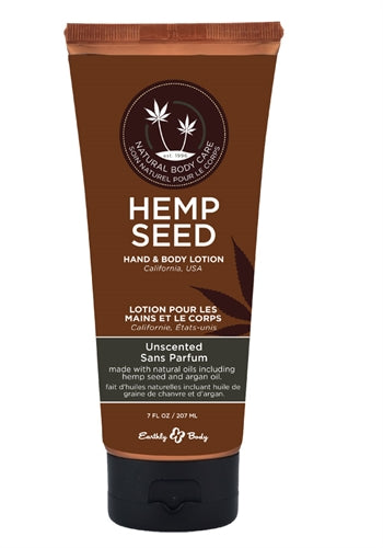 Hemp Seed Hand and Body Lotion - 7 Fl. Oz. - Unscented EB-HSV008T