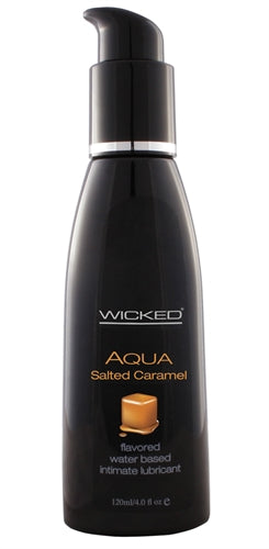 Aqua Salted Caramel Water-Based Lubricant - 4 Oz. WS-90324