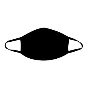 All Black Face Mask With Black Trim NN-MSKM-BLABLA