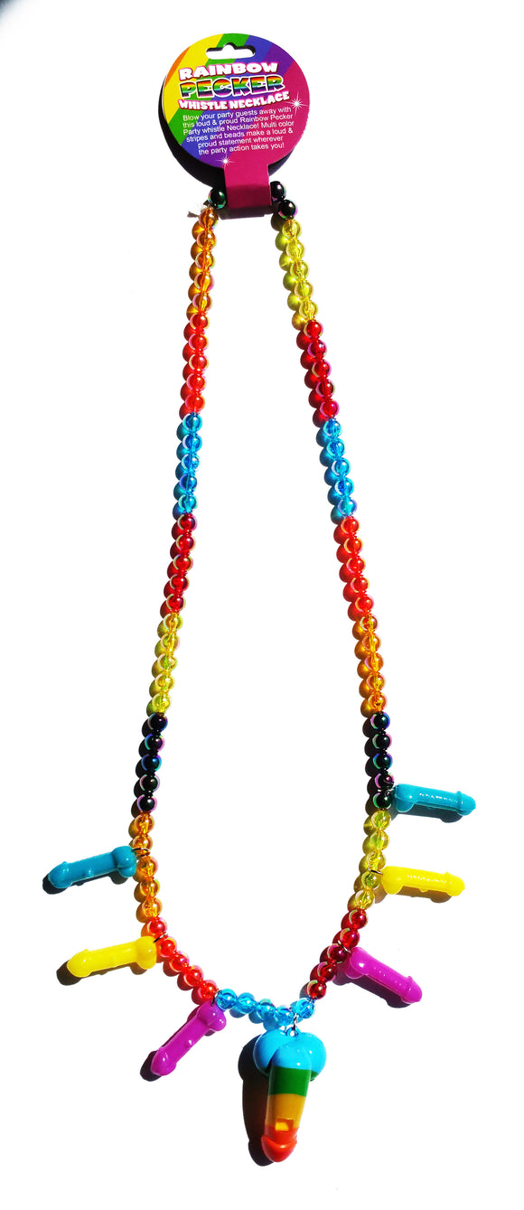 Rainbow Pecker Whistle Necklace HTP2970