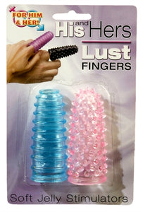 His and Hers Lust Fingers - Blue and Pink Colors May Vary PD2503-02