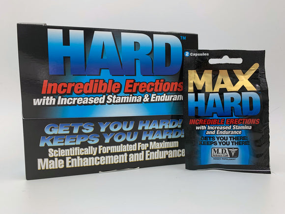 Max Hard XXX - 24 Packet Display MD-MHXXX24