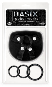 Basix Rubber Works Universal Harness - Plus Size PD4320-02