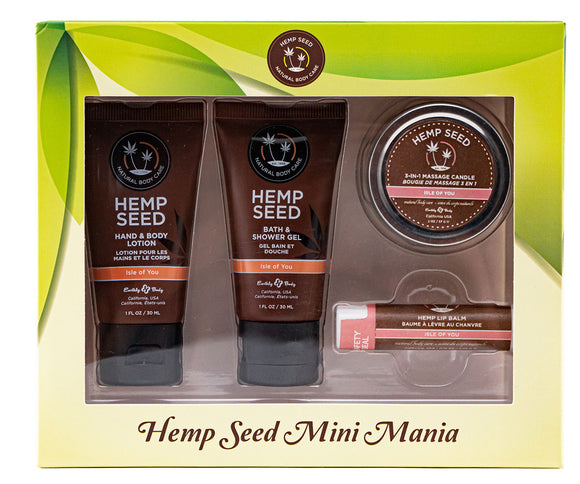 Hemp Seed Mini Mania Travel Set - Isle of You EB-HSMM052