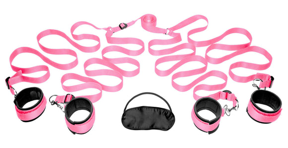 Frisky Pink Bedroom Restraint Kit FR-AD257