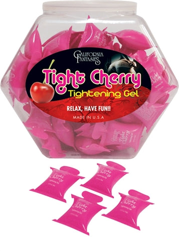 Tight Cherry - Tightening Gel - 72 Piece Fishbowl - 10ml Pillows CF-TIG-10D