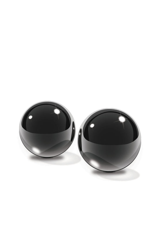 Fetish Fantasy Series Limited Edition Glass Ben-Wa Balls - Small - Black PD4433-23