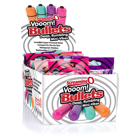 Vooom Bullets - 20 Count Pop Box Display - Assorted Colors VBUL-110D