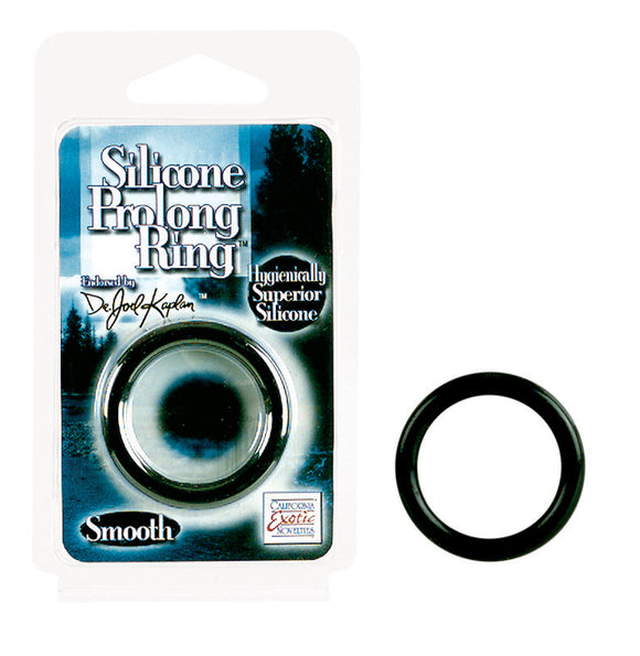 Dr. Joel's Silicone Prolong Ring Smooth - Black SE5650032