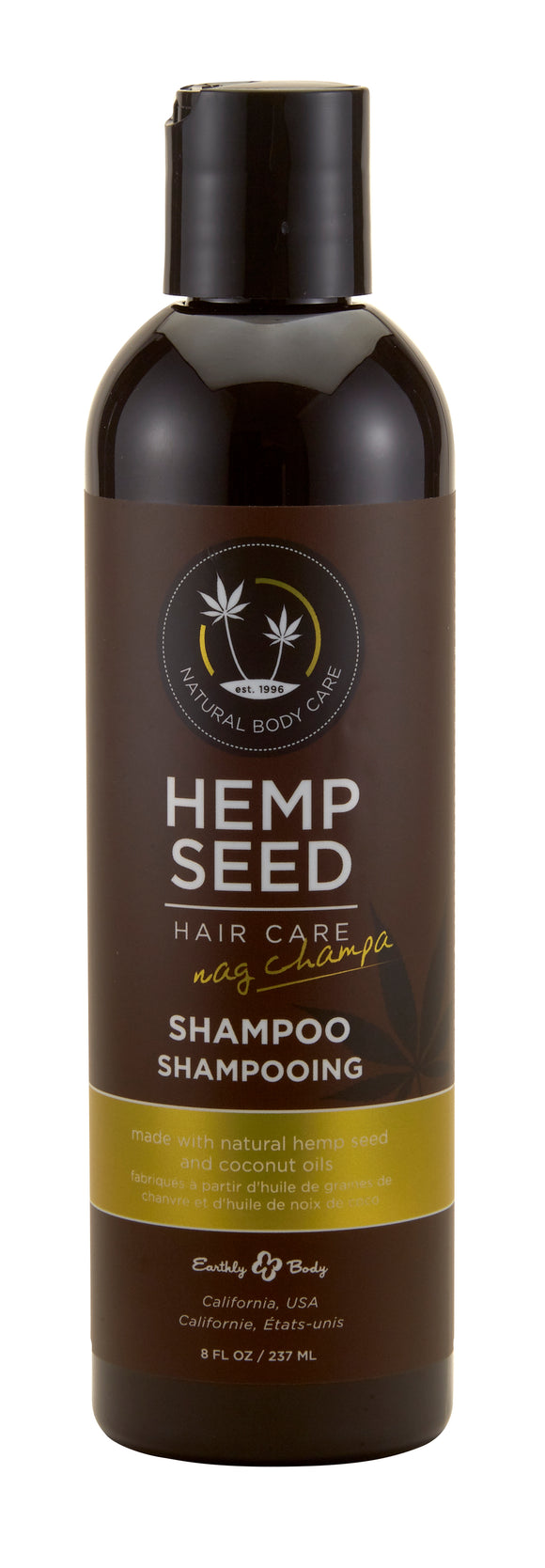 Hemp Seed Hair Care Shampoo - Nag Champa 8 Oz EB-HSHS020