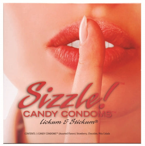 Sizzle! Candy Condoms - 3 Pack KI0052