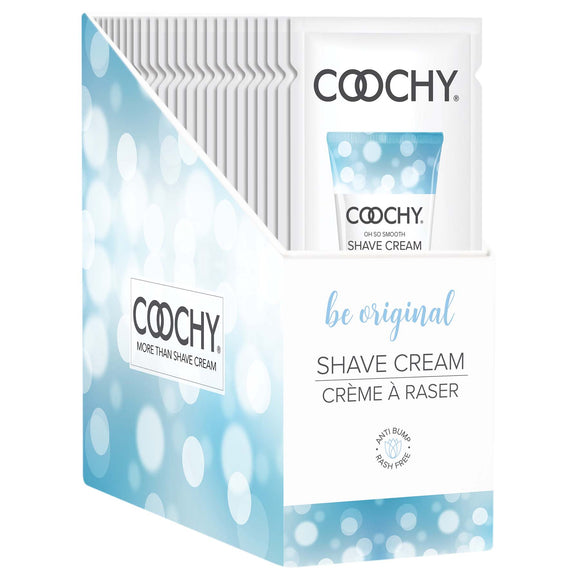Coochy Shave Cream - Be Original - 15 ml Foils 24 Count Display COO1002-99D
