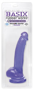 Basix Rubber Works 9 Inch Suction Cup Dong - Purple PD4310-12