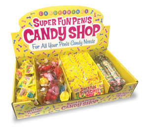 Super Fun Penis Candy Shop 166 Ct Display - for All Your Penis Needs CP-942