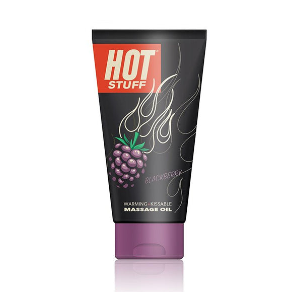 Hot Stuff Warming Massage Oil - Blackberry - 6 Fl. Oz. Tube TS1035302