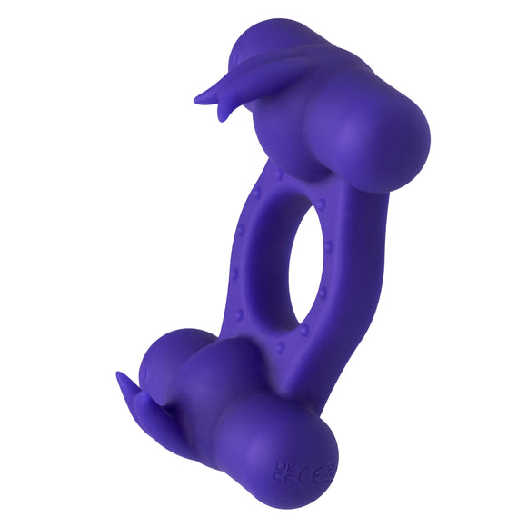 Silicone Rechargeable Triple Orgasm Enhancer -  Purple SE1843503