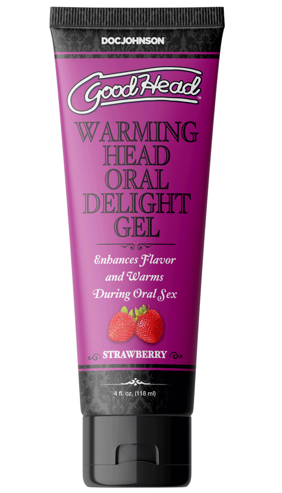 Goodhead - Warming Head Oral Delight Gel -  Strawberry - 4 Fl. Oz. DJ1361-13-BU