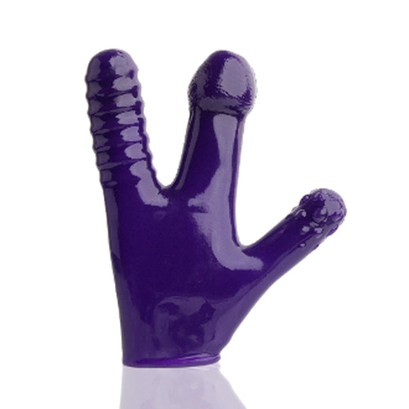 Claw Textured Glove - Eggplant OX-3041-EGP