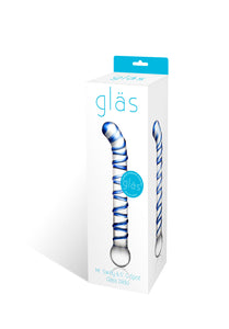 Mr. Swirly 6.5 Inch G-Spot Glass Dildo GLAS-144
