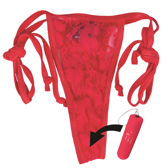 My Secret Screaming O Vibrating Panty Set - Red - Each SO-PNTY-R-101E