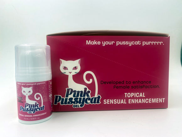 Pink Pussycat Gel - 12 Count Display - Topical  Sensual Enhancement CG-PPTG1