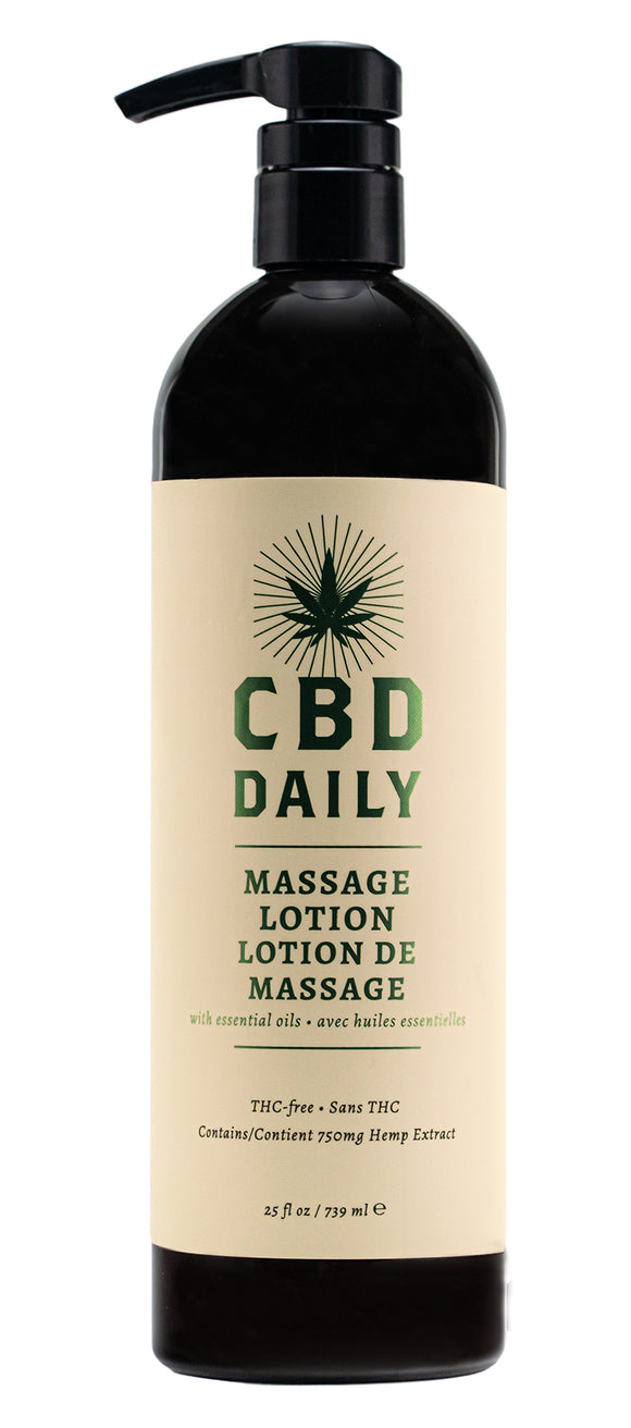 Hemp Daily Massage Lotion 750mg 25oz / 739ml EB-CBDML025