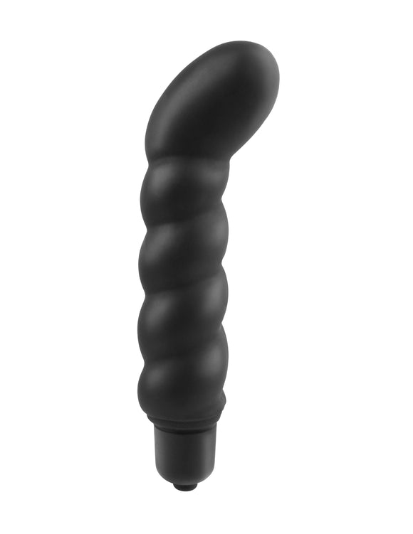 Anal Fantasy Collection Ribbed P-Spot Vibe  - Black PD4631-23