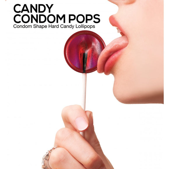 Candy Condom Pop -  Strawberry HTP3221
