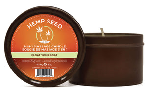 3-in-1 Massage Candle - 6 Oz. - Float Your Boat EB-HSCS022B