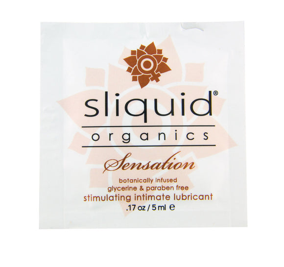 Sliquid Organics Sensation - 200 Count Case - .17 Oz./ 5ml Foils SLIQ093