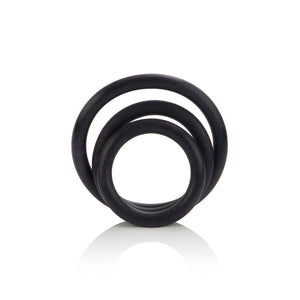 Rubber Ring 3 Piece Set - Black SE1407032