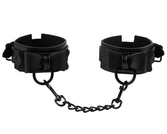 Bow Tie Cuffs - Black SS520-28