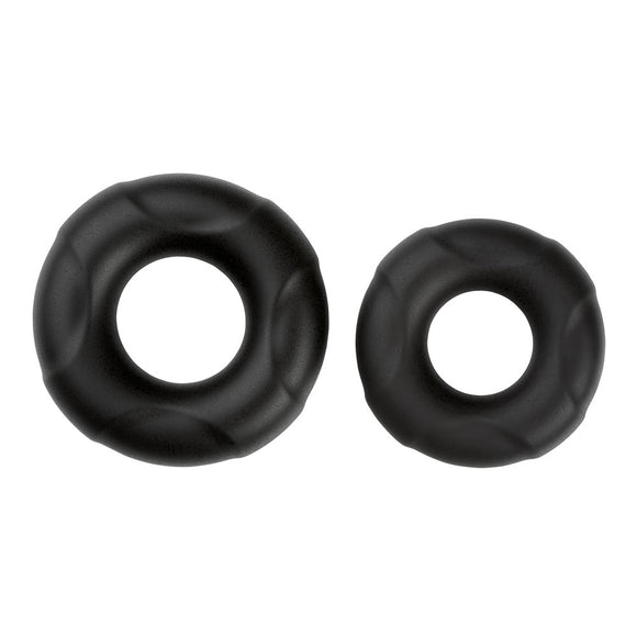Cloud 9 Pro Rings Liquid Silicone Donuts 2 Pack -  Black WTC915
