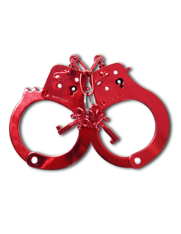 Fetish Fantasy Series Anodized Cuffs - Red PD3816-15