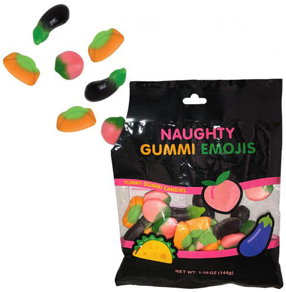 Naughty Emoji Gummies 5.08 Oz Bag 144g KG-NV067
