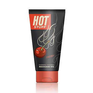 Hot Stuff Warming Massage Oil - Cherry - 6 Fl. Oz. Tube TS1035239