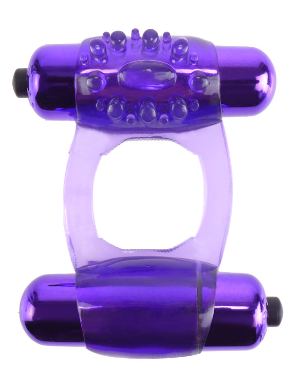 Fantasy C-Ringz Duo-Vibrating Super Ring Purple PD5863-12