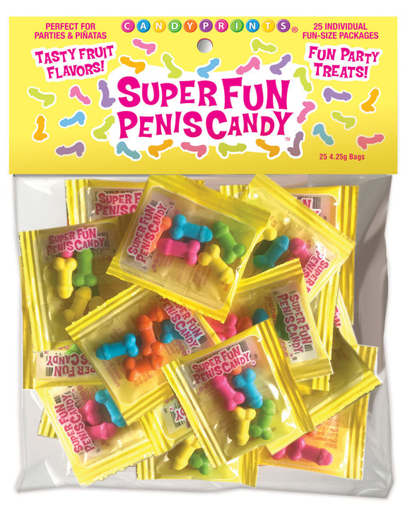 Super Fun Penis Candy 25 Individual Fun-Size Packages CP-900