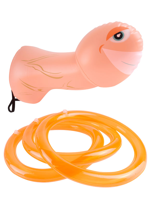 Mr. Party Pecker Inflatable Strap on Ring Toss Game PD5011-00