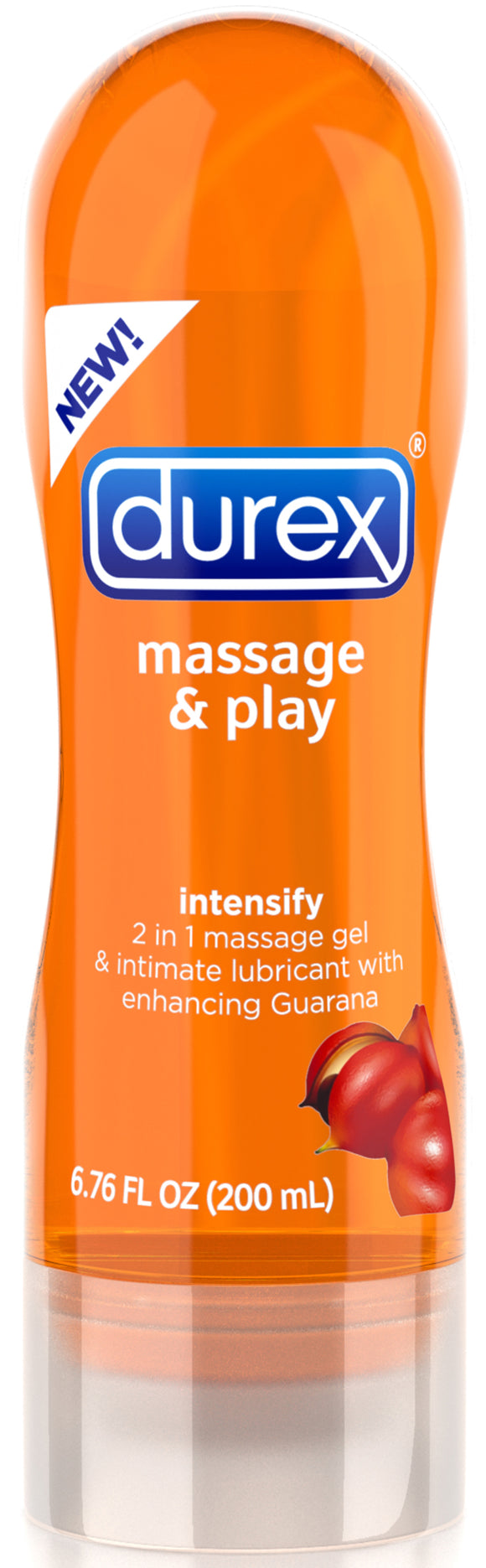 Durex Massage & Play 2 in 1 Intensify Guarana - 6.76 Fl. Oz. / 200 ml PM87639
